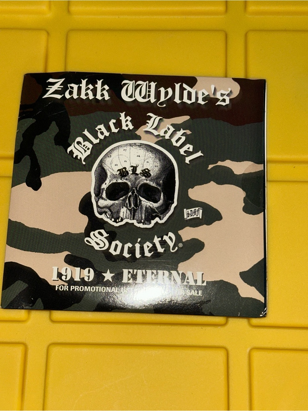 Zakk Wylde's Black Label Society 1919 Eternal Camouflage CD sampler